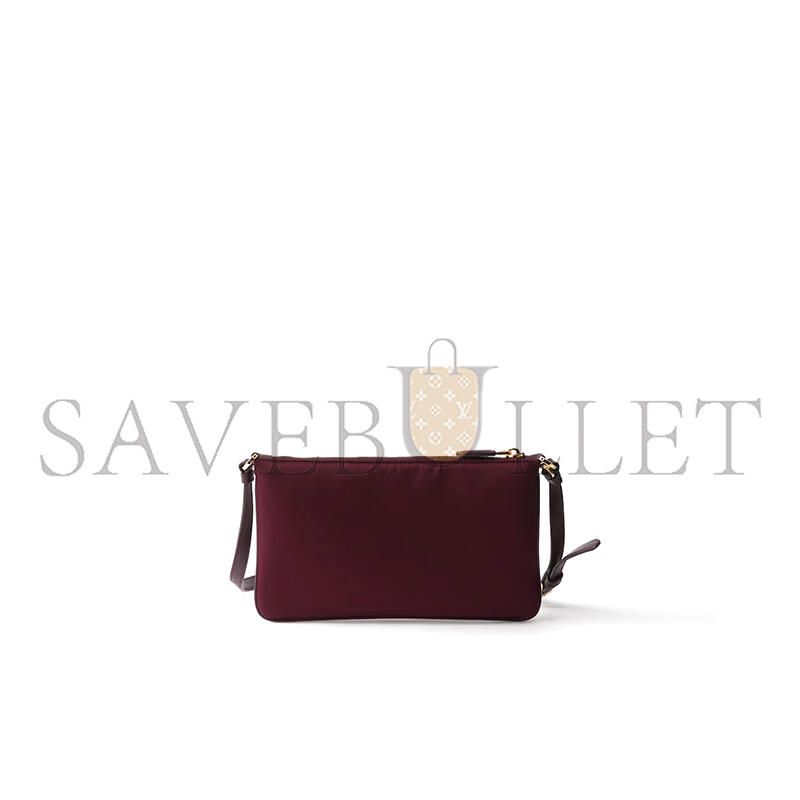 Pra*a re-nylon pouch 1ne545 (24.5*14.5cm)